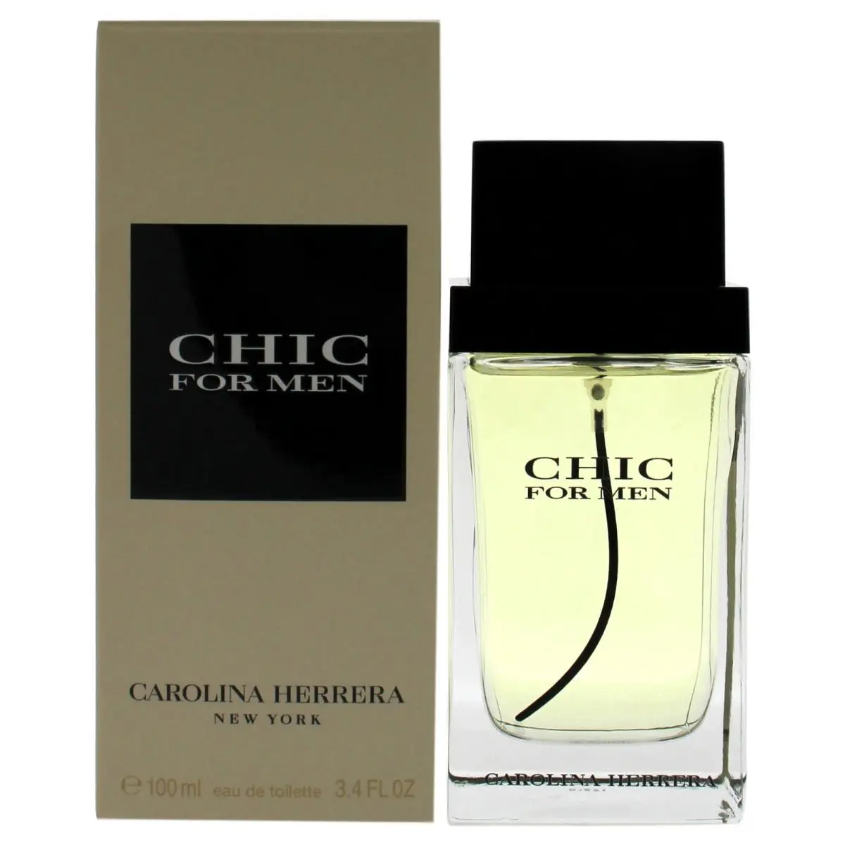 Chic by Carolina Herrera 3.4 oz Edt Spray For Men