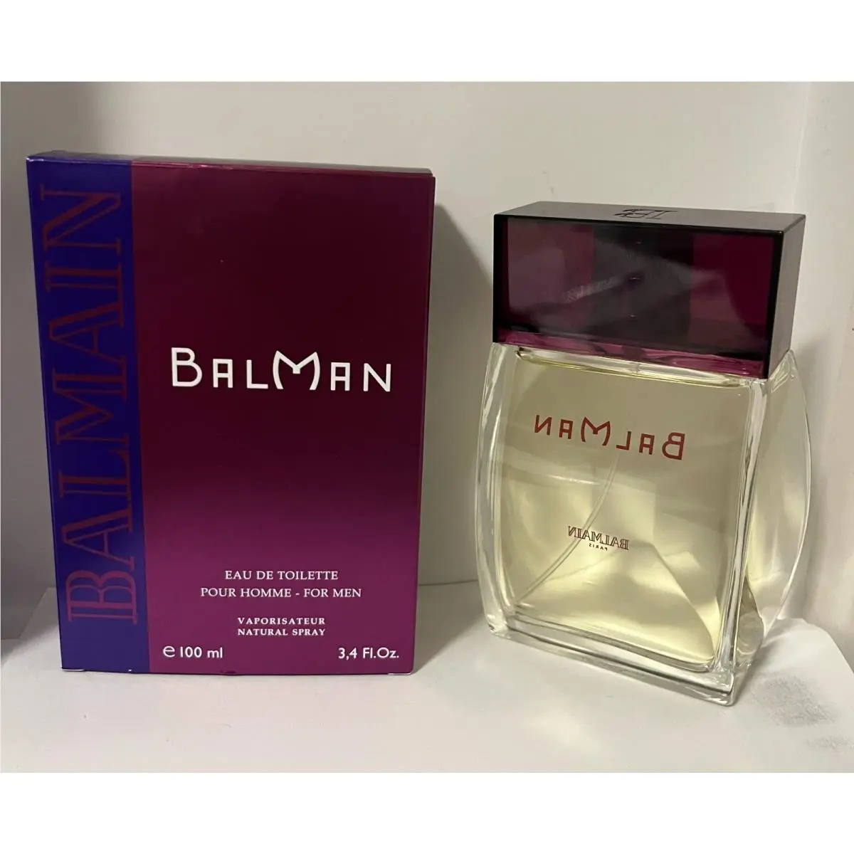 For Men Eau de Toilette Spray 3.4 oz-100 ml Sealed by Balmain