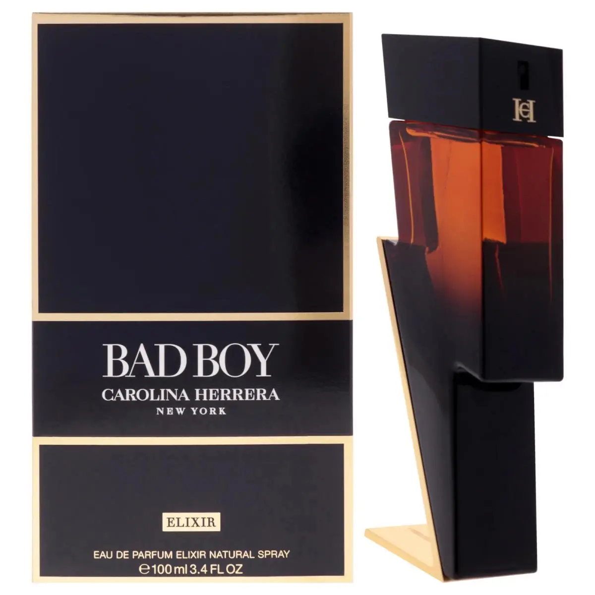 Bad Boy Elixir by Carolina Herrera For Men - 3.4 oz Edp Spray