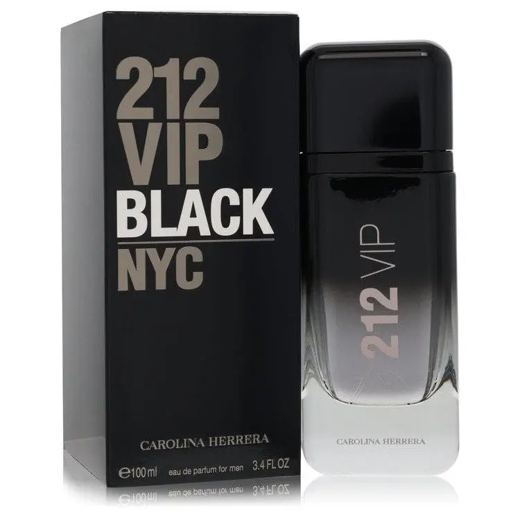 212 Vip Black by Carolina Herrera Eau De Parfum Spray 3.4 oz / e 100 ml