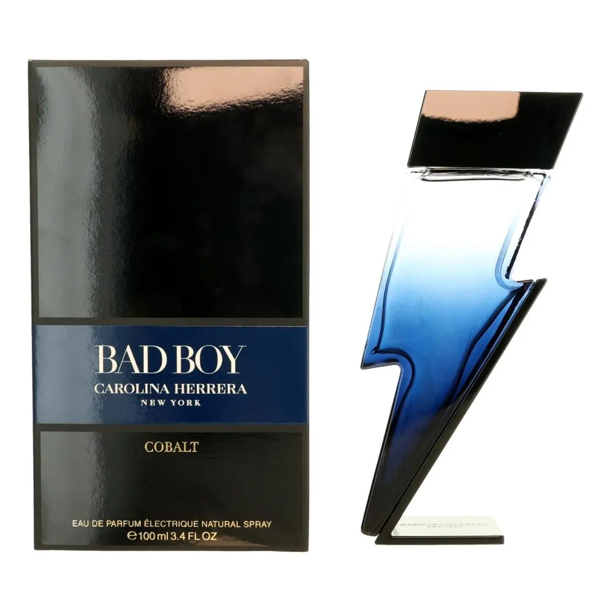 Bad Boy Cobalt by Carolina Herrera 3.4oz Edp Electrique Spray Men