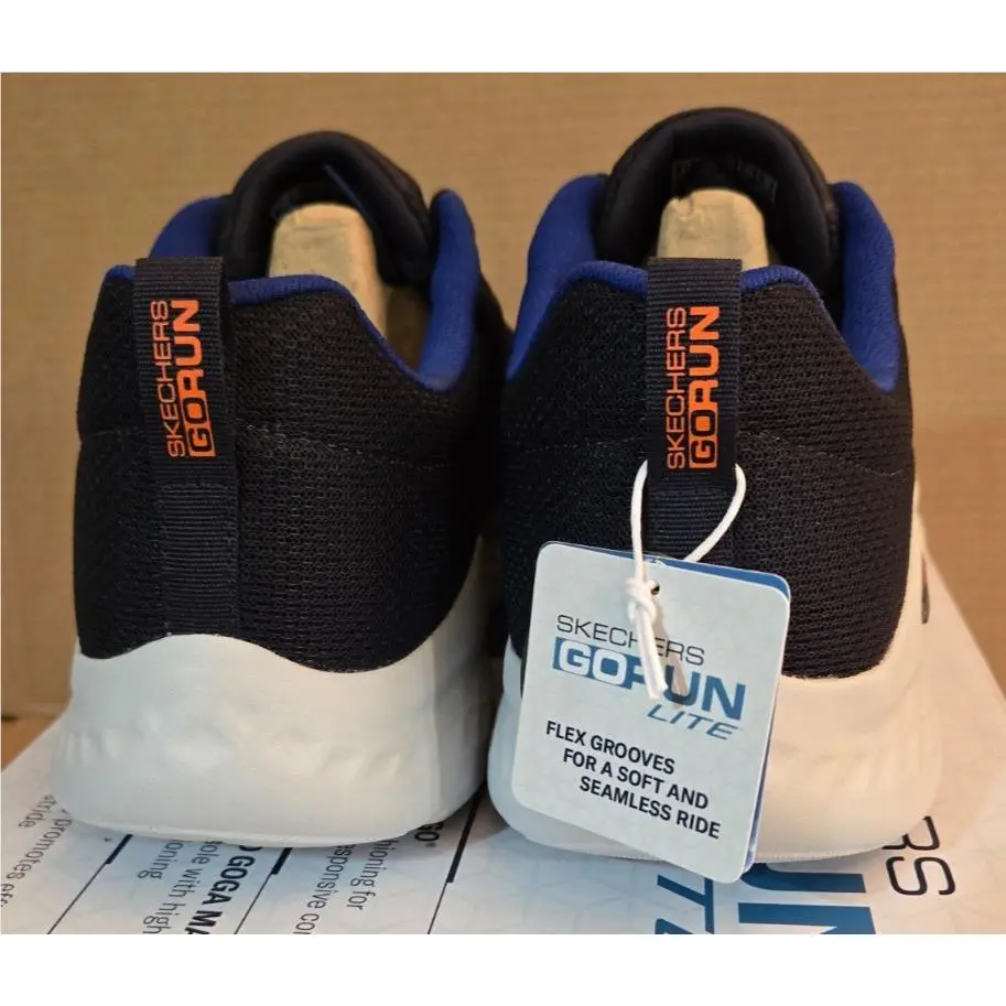 Skechers shoes - Skechers Go Run Lite-Quick Stride - 220893/NVOR - Navy/Orange (UPC: 196642835596) 2