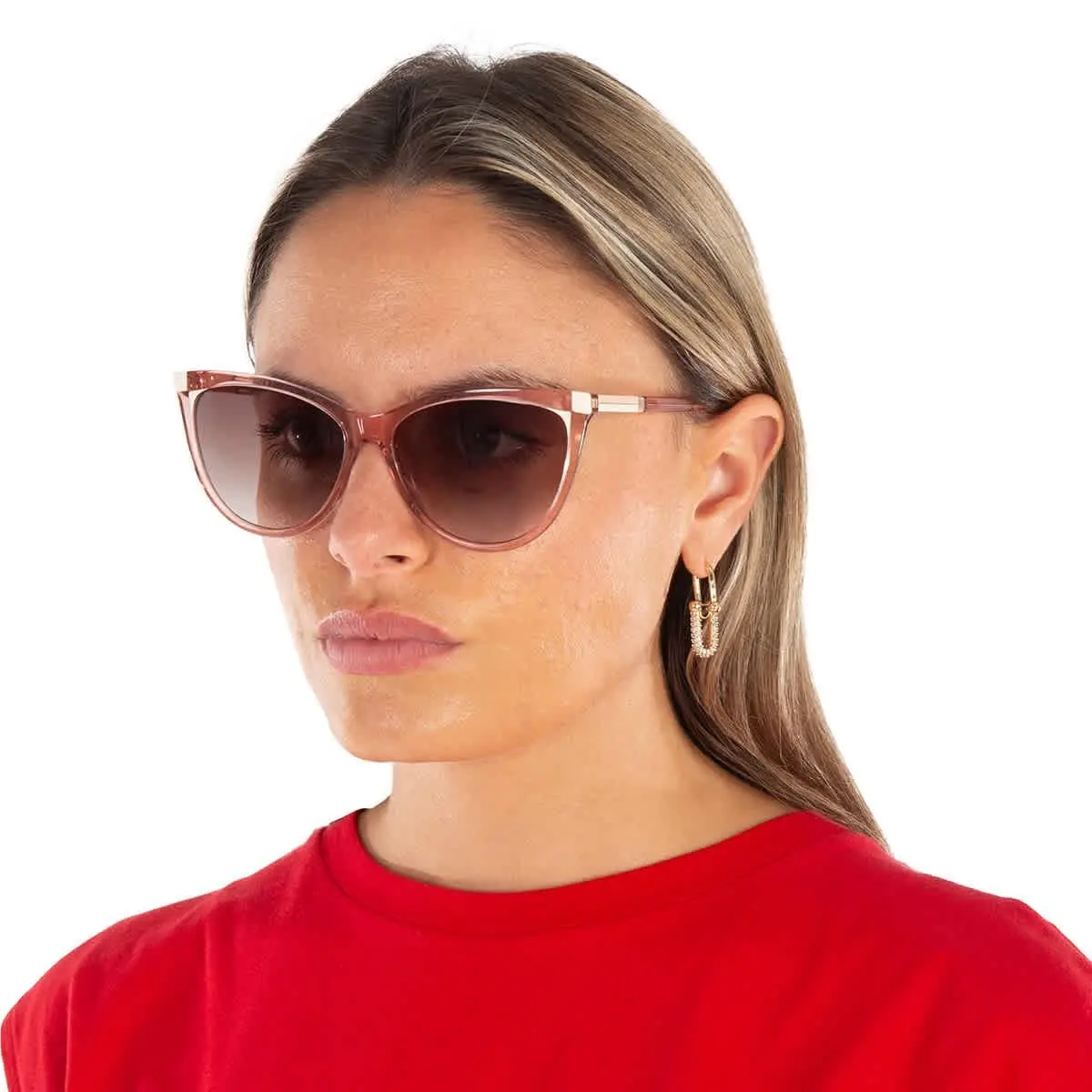 Brown Cat Eye Ladies Sunglasses Her 0141/S 0BJS/HA 58 by Carolina Herrera