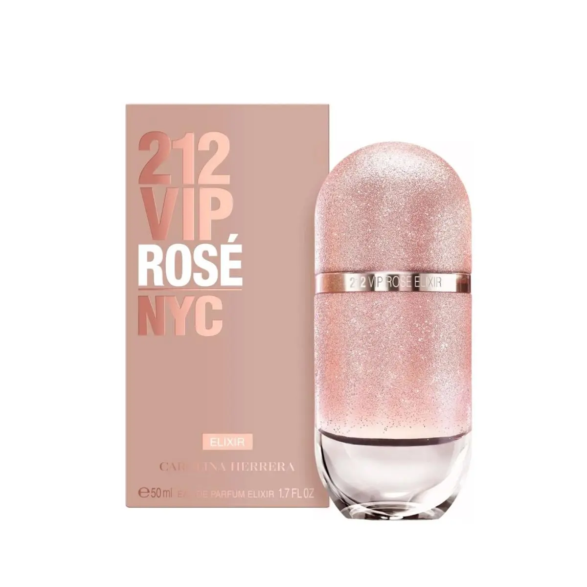 Carolina Herrera Ladies 212 Vip Rose Elixir Edp Spray 1.7 oz Fragrances