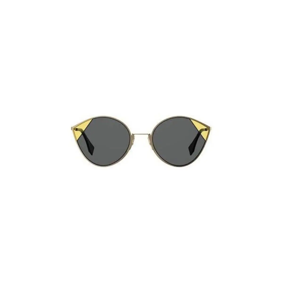 Fendi 0341/S Black Gold Cat Eye Sunglasses