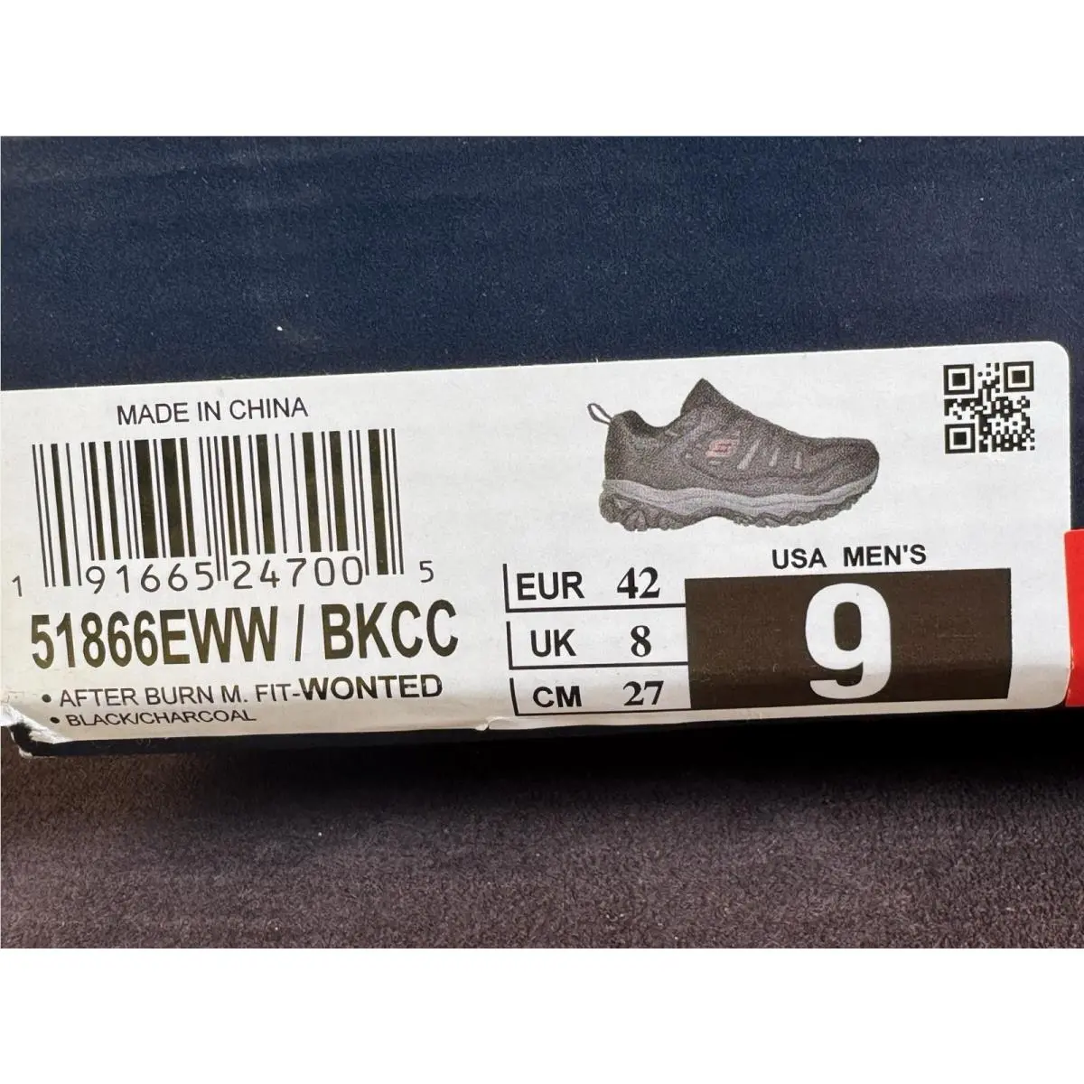 Skechers shoes - SKECHERS After Burn - After Burn - Black/Charcoal (UPC: 0191665247005) 5