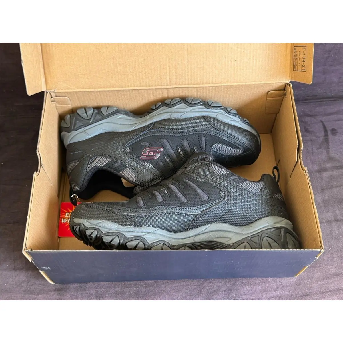 Skechers shoes - SKECHERS After Burn - After Burn - Black/Charcoal (UPC: 0191665247005) 6