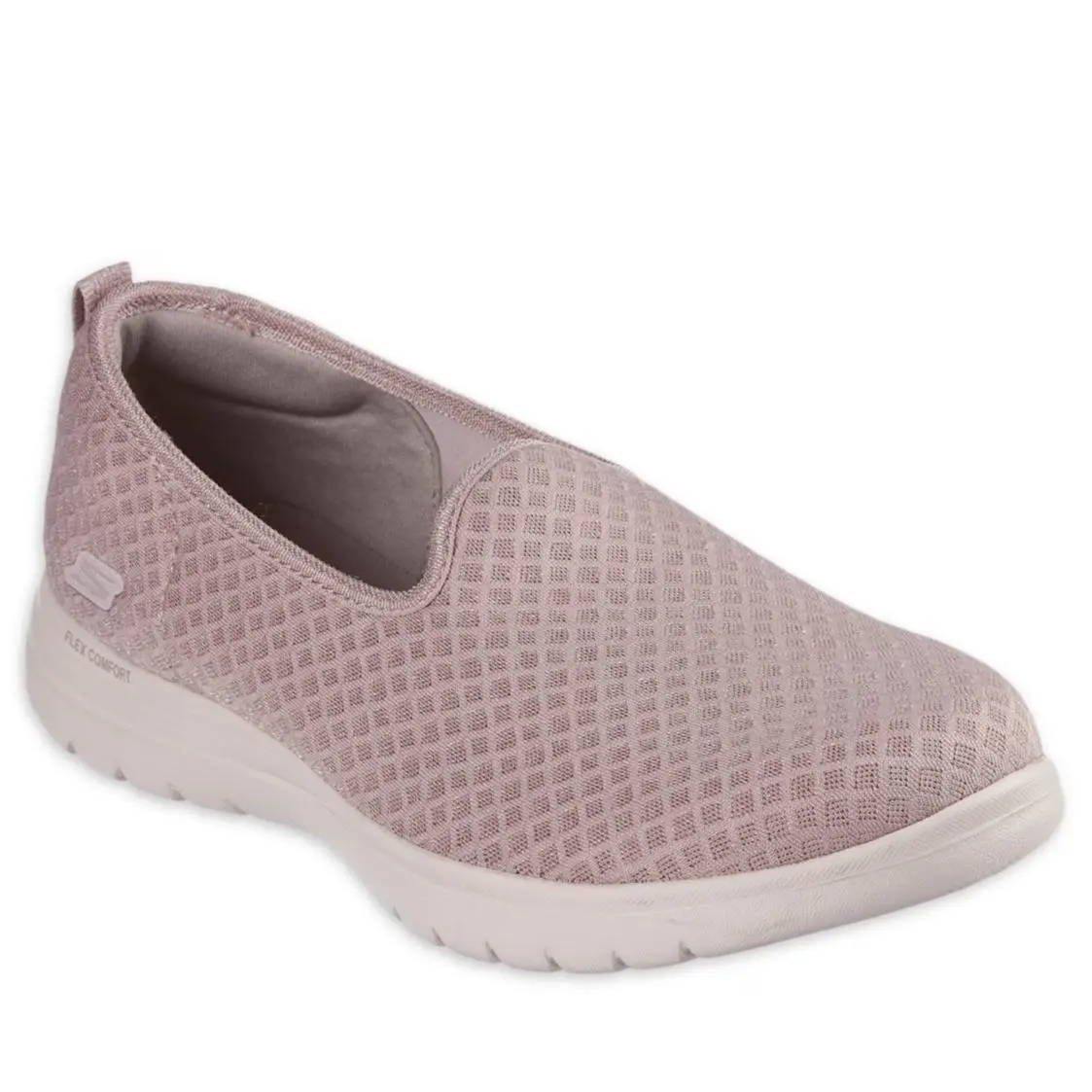 Skechers Womens Sneakers Size 9.5 Dark Taupe On-the-go Mesh Slip On Casualwear
