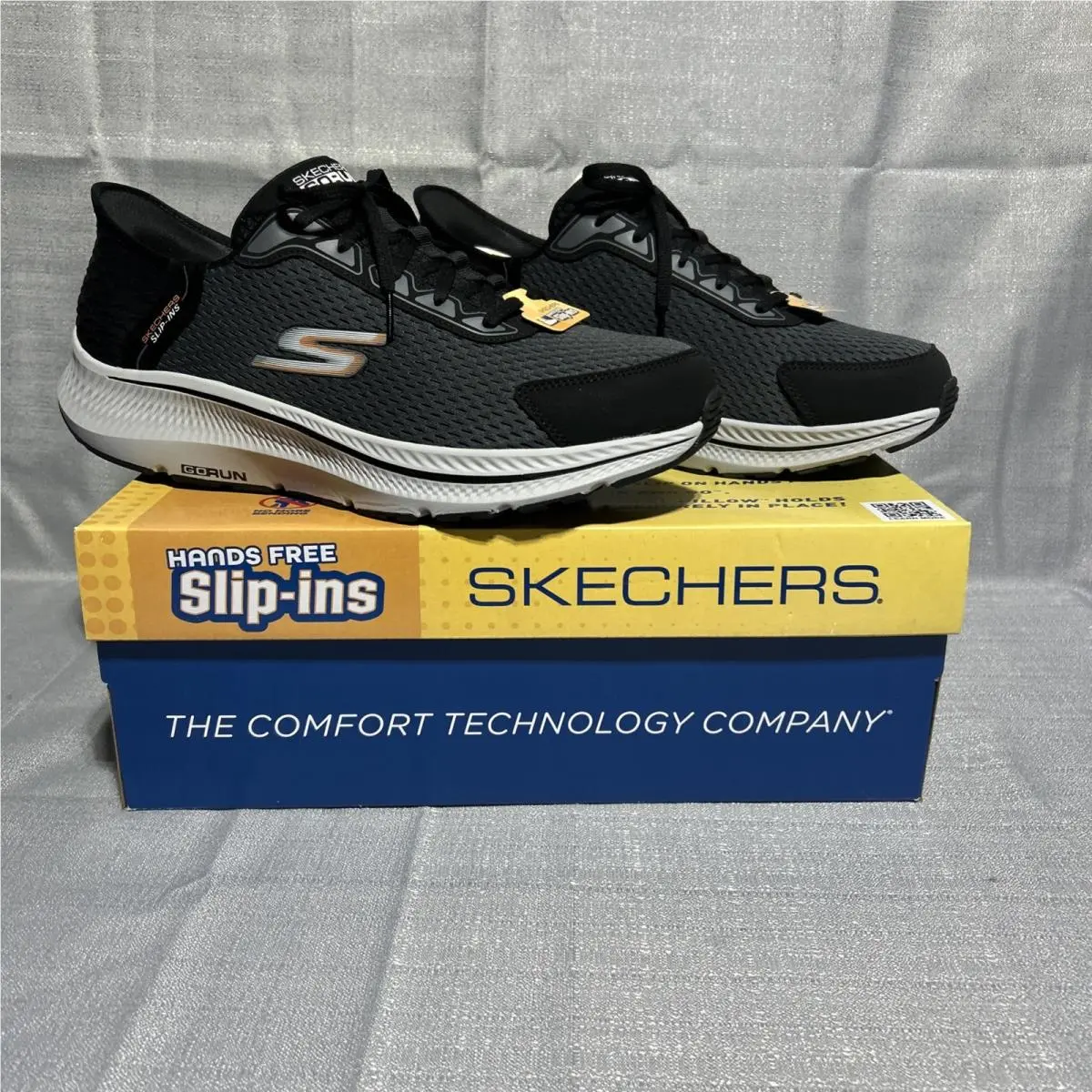 Skechers Men`s Slip-ins Go Run Consistent 2.0 Empowered SZ 13 Memory Foam Black