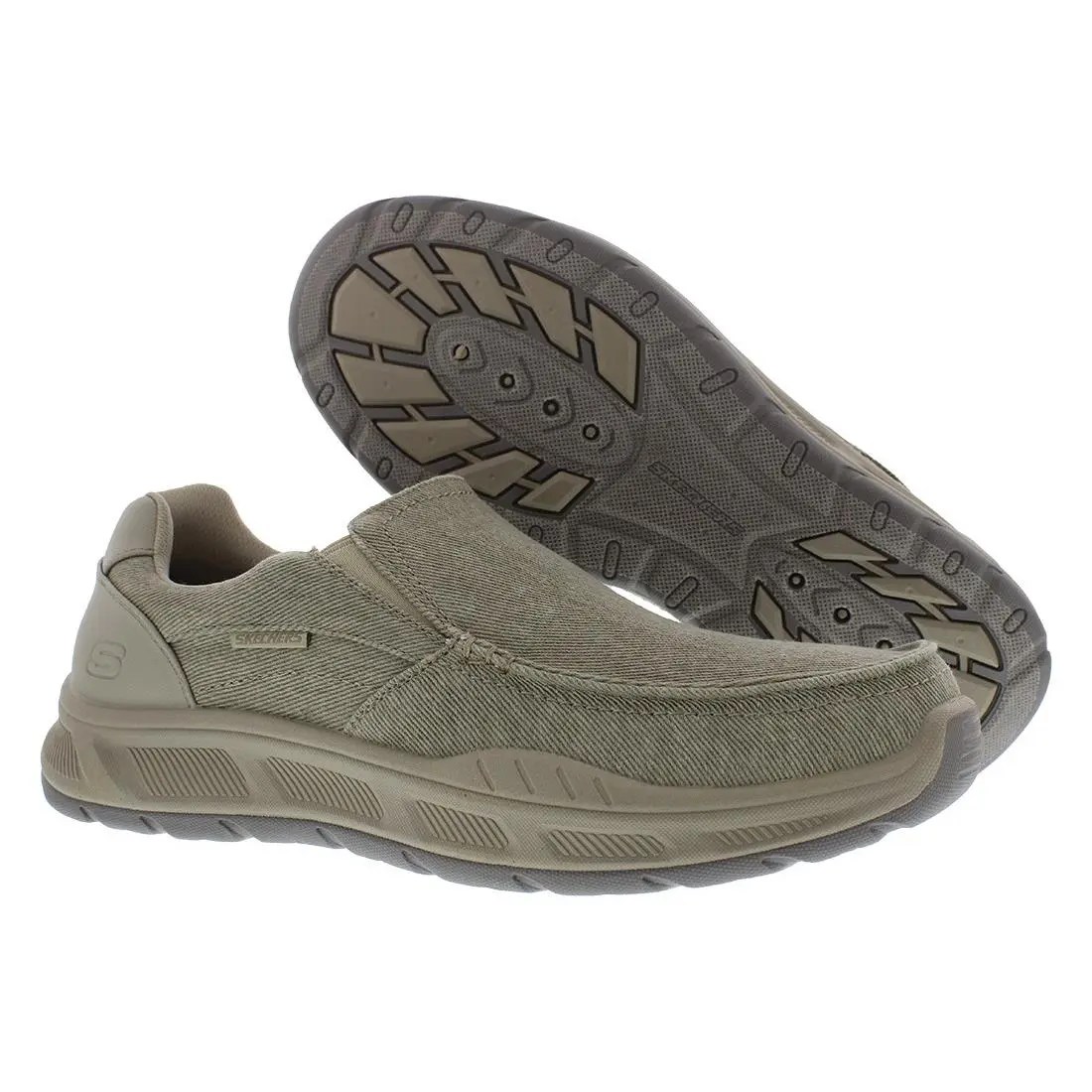 Skechers Cohagen Slip On Mens Shoes Size 10 Color: Taupe
