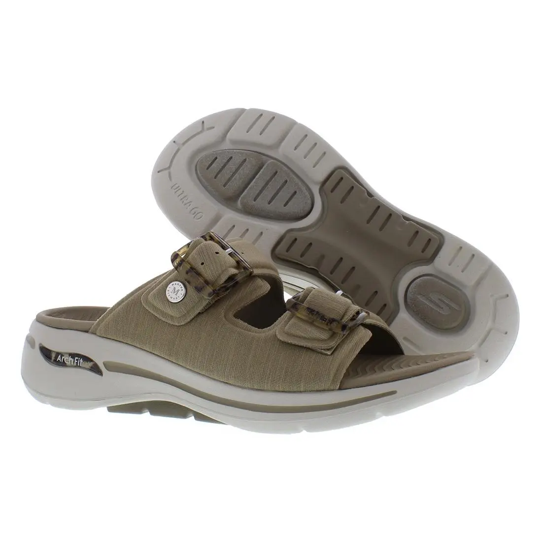 Skechers Go Walk Arch Fit Sahara Womens Shoes Size 5 Color: Tan