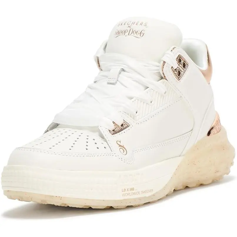 Skechers X Snoop Dogg Women`s Sizzle-buckets Wht 5 M US