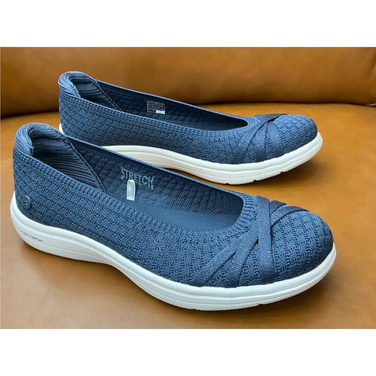 Skechers Skimmers Womens 8 Navy On-the-go Flex Radiant 138521 Nvy