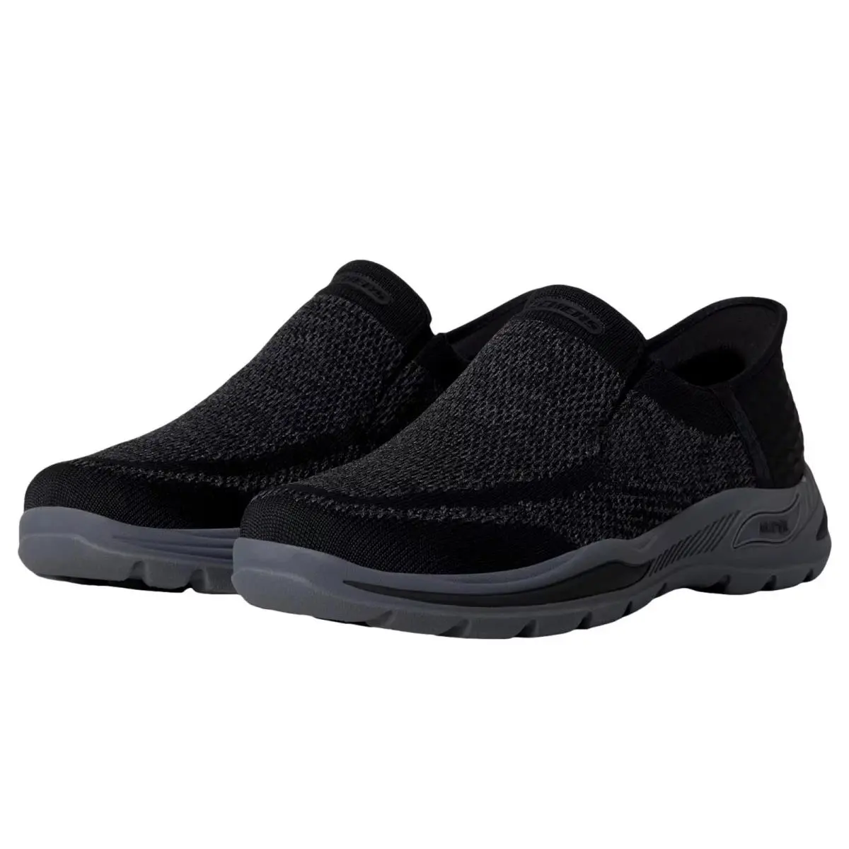 Skechers Arch Fit Motley - Atlee Black 205202WW-BLK Men`s Size 11.5 Wide