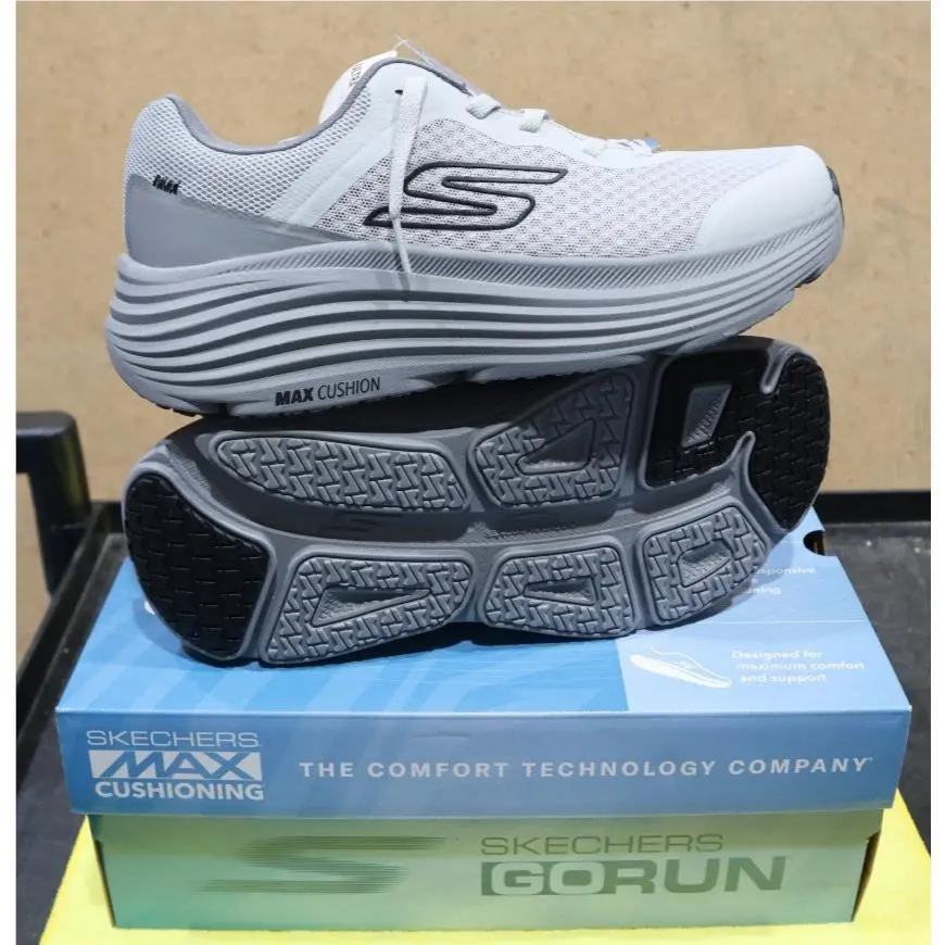 Skechers Max Cushioning Endeavour Running Shoes Gray 220613 US Men`s Size 9