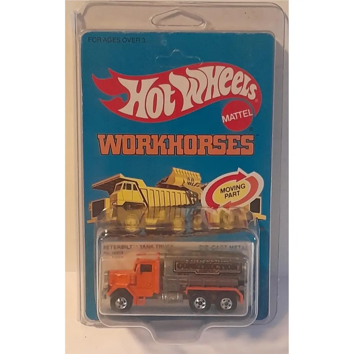 Vintage 1983 Hot Wheels Workhorses Peterbilt Tanker Tank Truck No. 1689