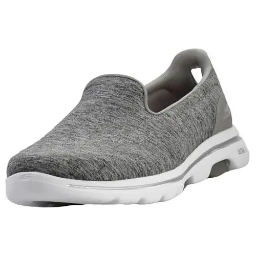 15903 Skechers Women GO Walk 5 Honor Shoes Size 12 Gray - 15903-GRAY-12