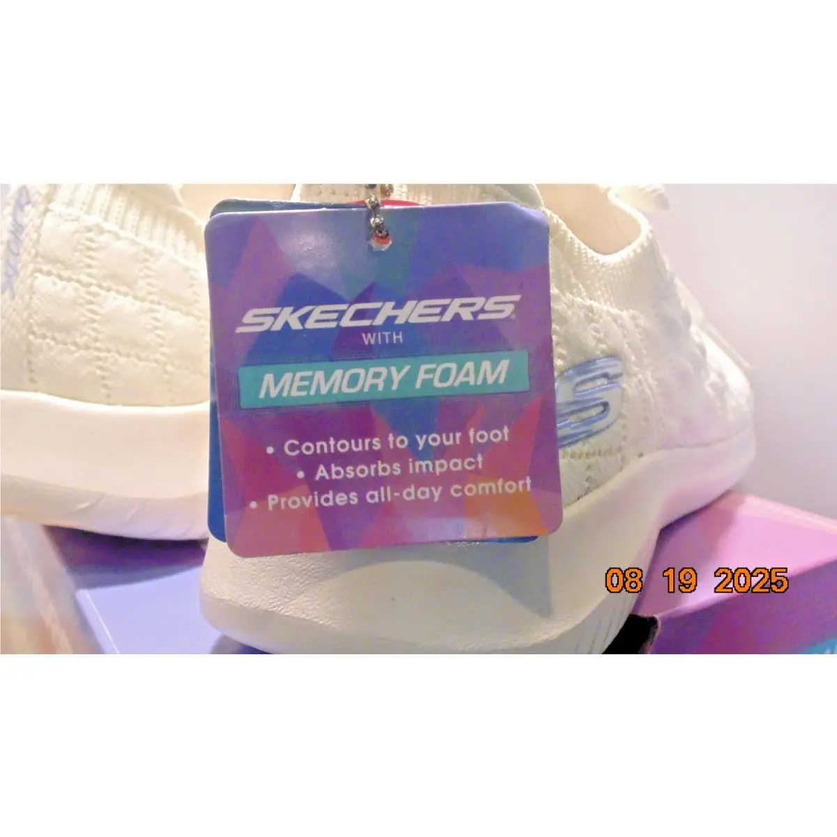 Skechers shoes - Skechers Air-Cooled Memory Foam - Memory Foam - Off White 1