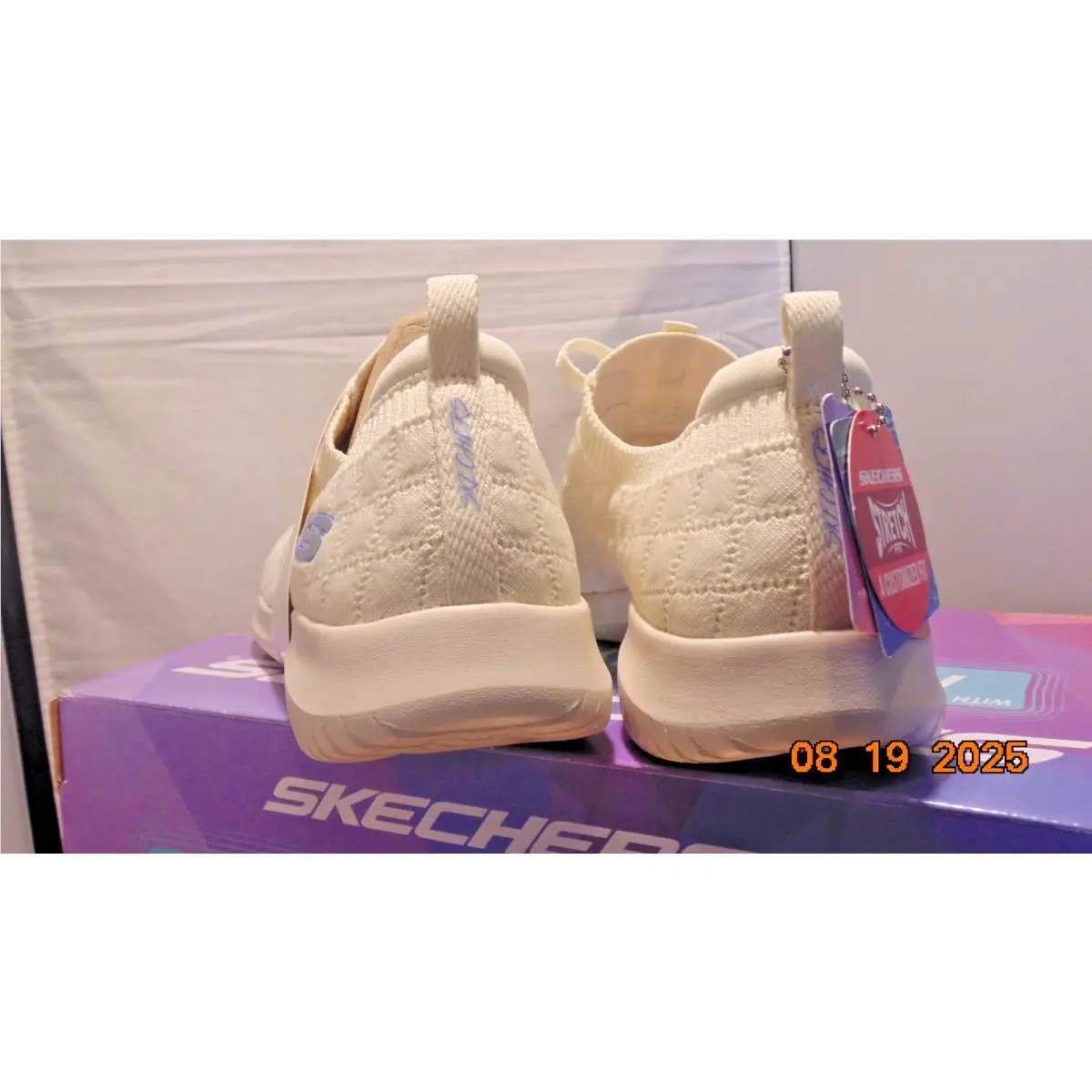 Skechers shoes - Skechers Air-Cooled Memory Foam - Memory Foam - Off White 3
