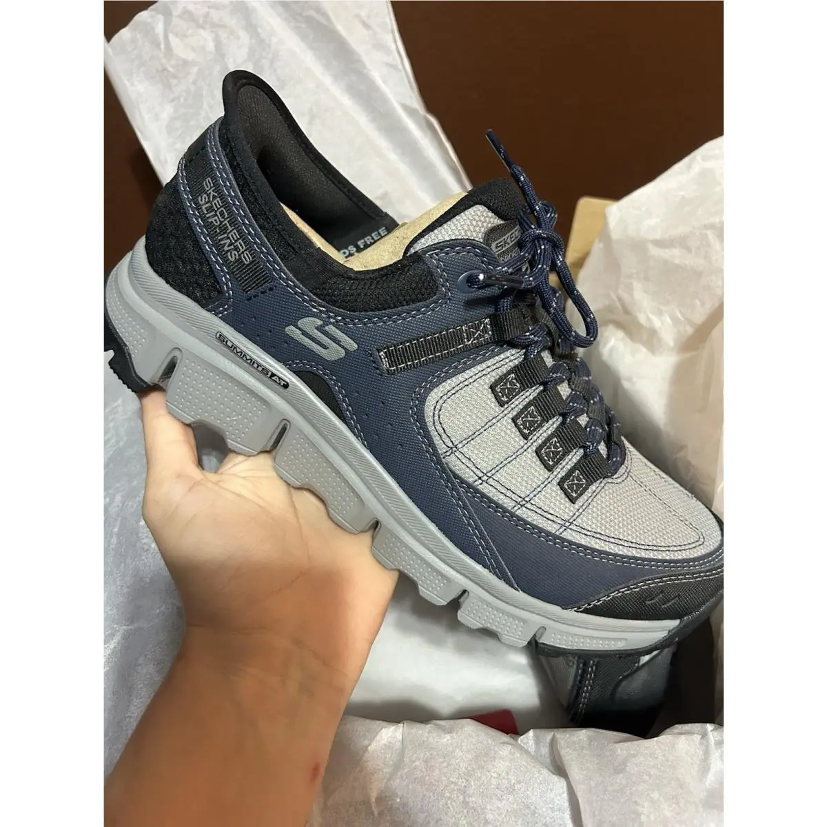 Skechers shoes - Skechers Summits AT Hands Free - Gray 3