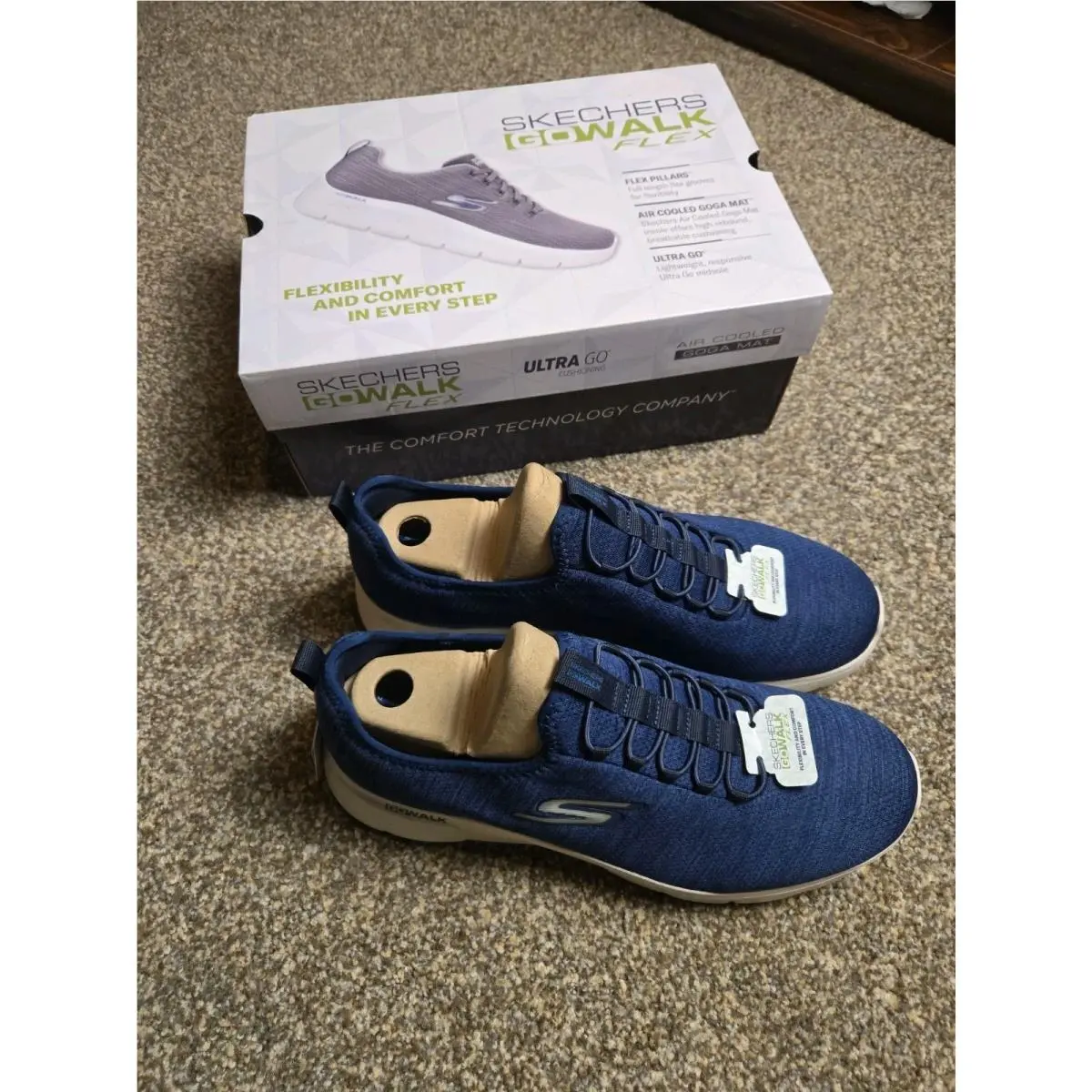 Skechers shoes - Skechers Go Walk Flex - Walk Flex - Blue 0