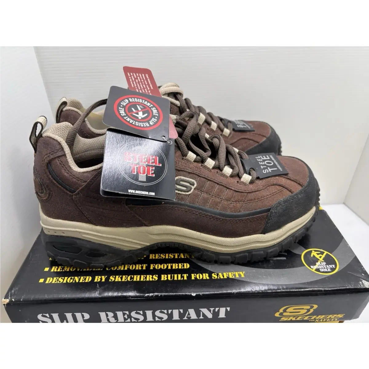Skechers shoes - Skechers Work - Work - Brown 3