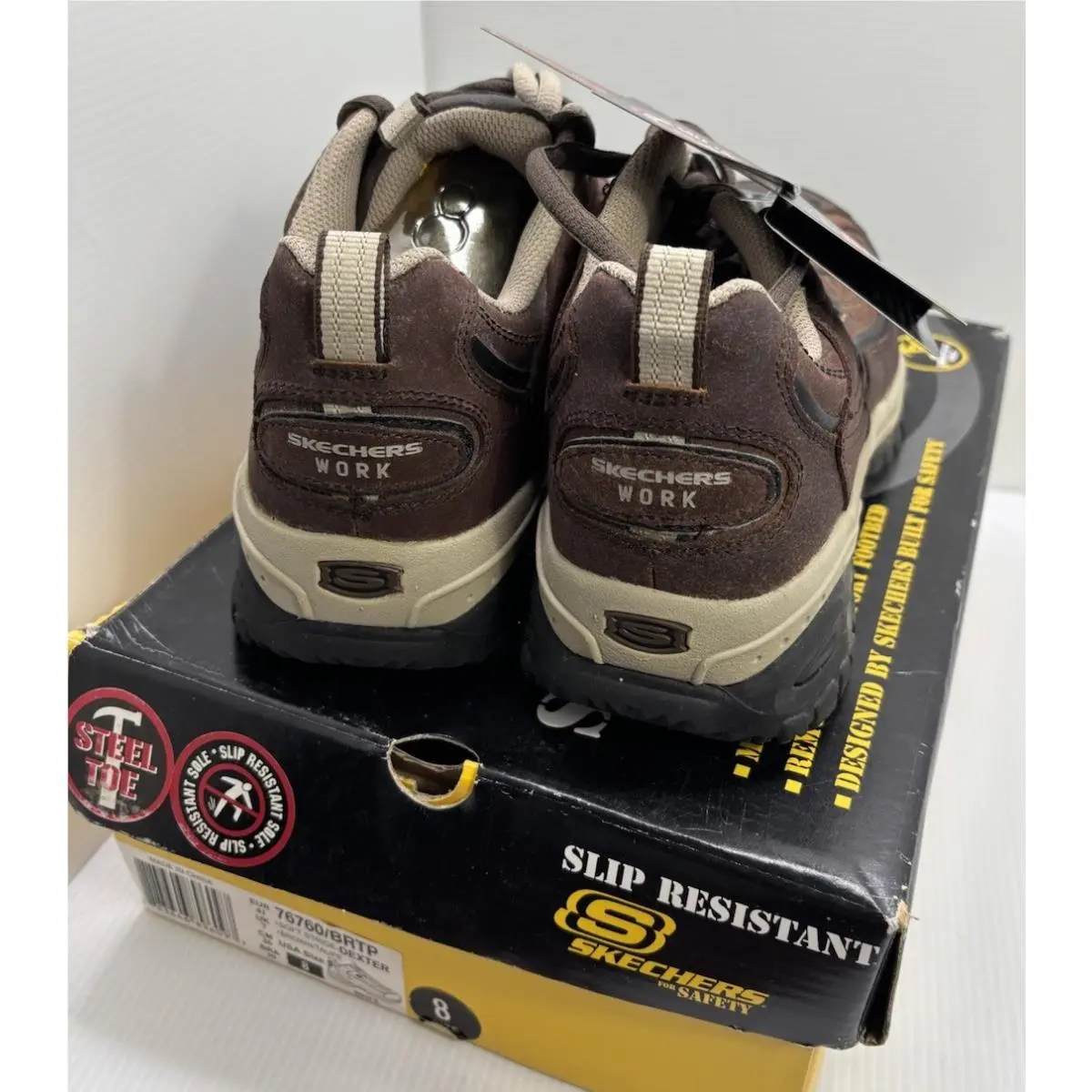 Skechers shoes - Skechers Work - Work - Brown 4