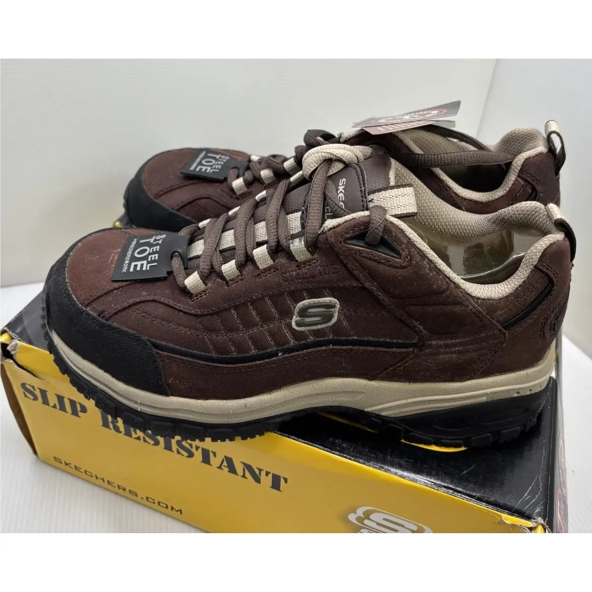 Skechers shoes - Skechers Work - Work - Brown 5