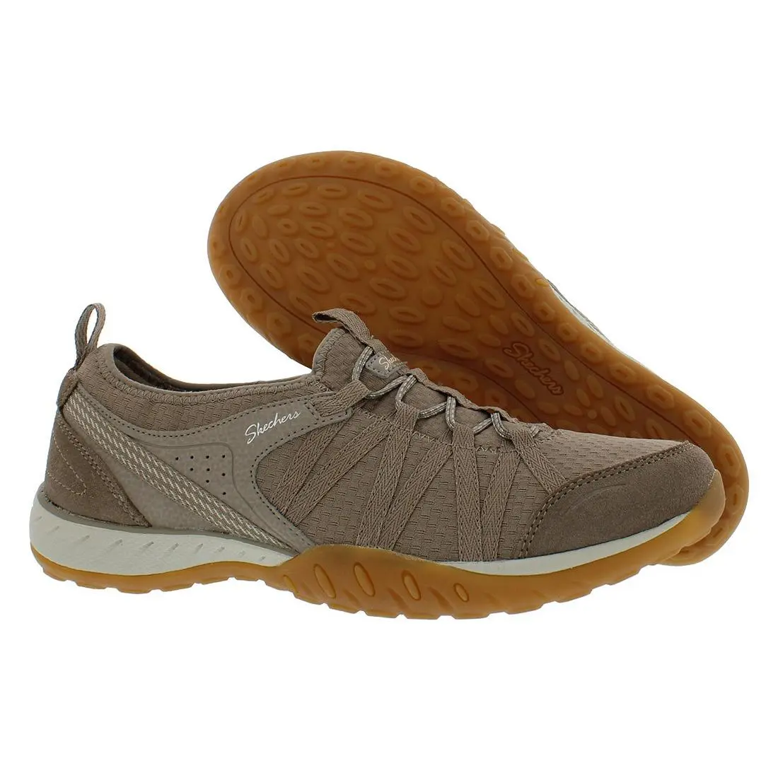 Skechers Breathe Easy Rugged Womens Shoes Size 9 Color: Taupe