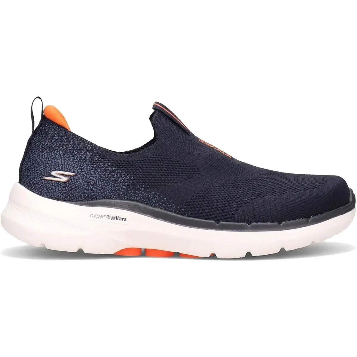 Skechers shoes - Skechers Go Walk 6 Stretch - navy and orange 2