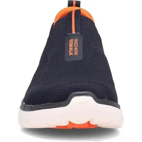 Skechers shoes - Skechers Go Walk 6 Stretch - navy and orange 5