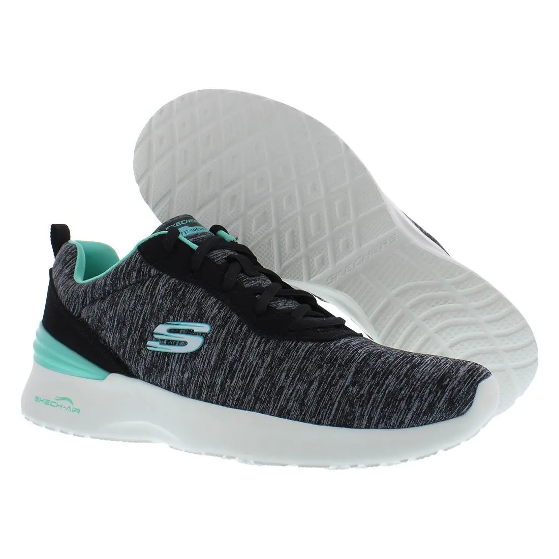 Skechers Skech Air Dynamite Womens Shoes Size 11 Color: Black/aqua