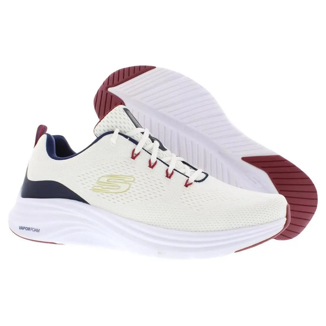 Skechers Vapor Foam Mens Shoes Size 14 Color: White/navy/red