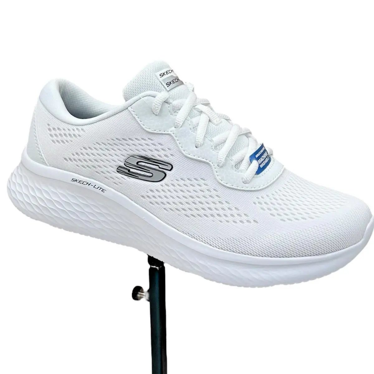 Skechers Skech-lite Pro Women`s Vegan Sneaker Size 10 White Memory Foam Insole