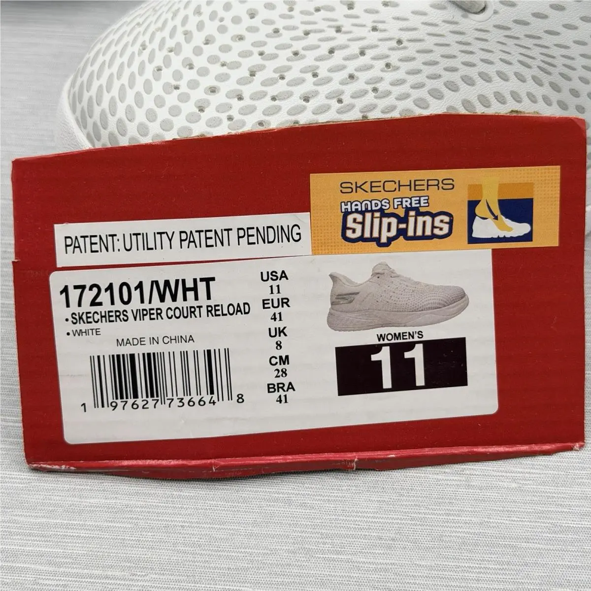 Skechers shoes - Skechers Viper Court Reload - Viper Court Reload - 172101 - White 2