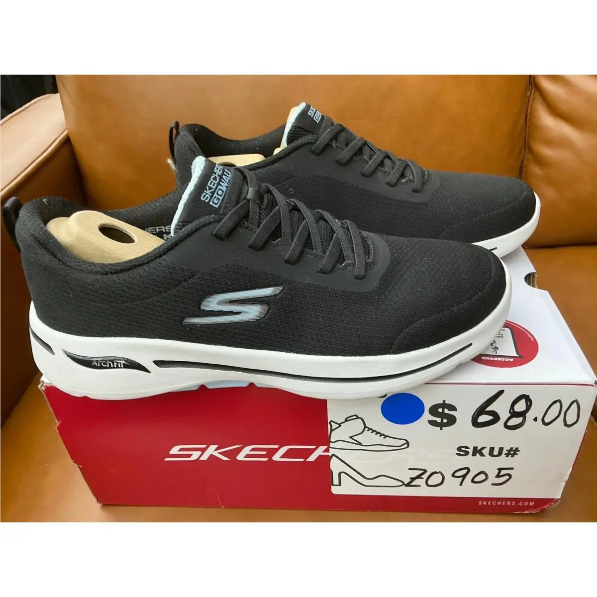 Skechers shoes - Skechers Go Walk Arch Fit Elinda - Black 5