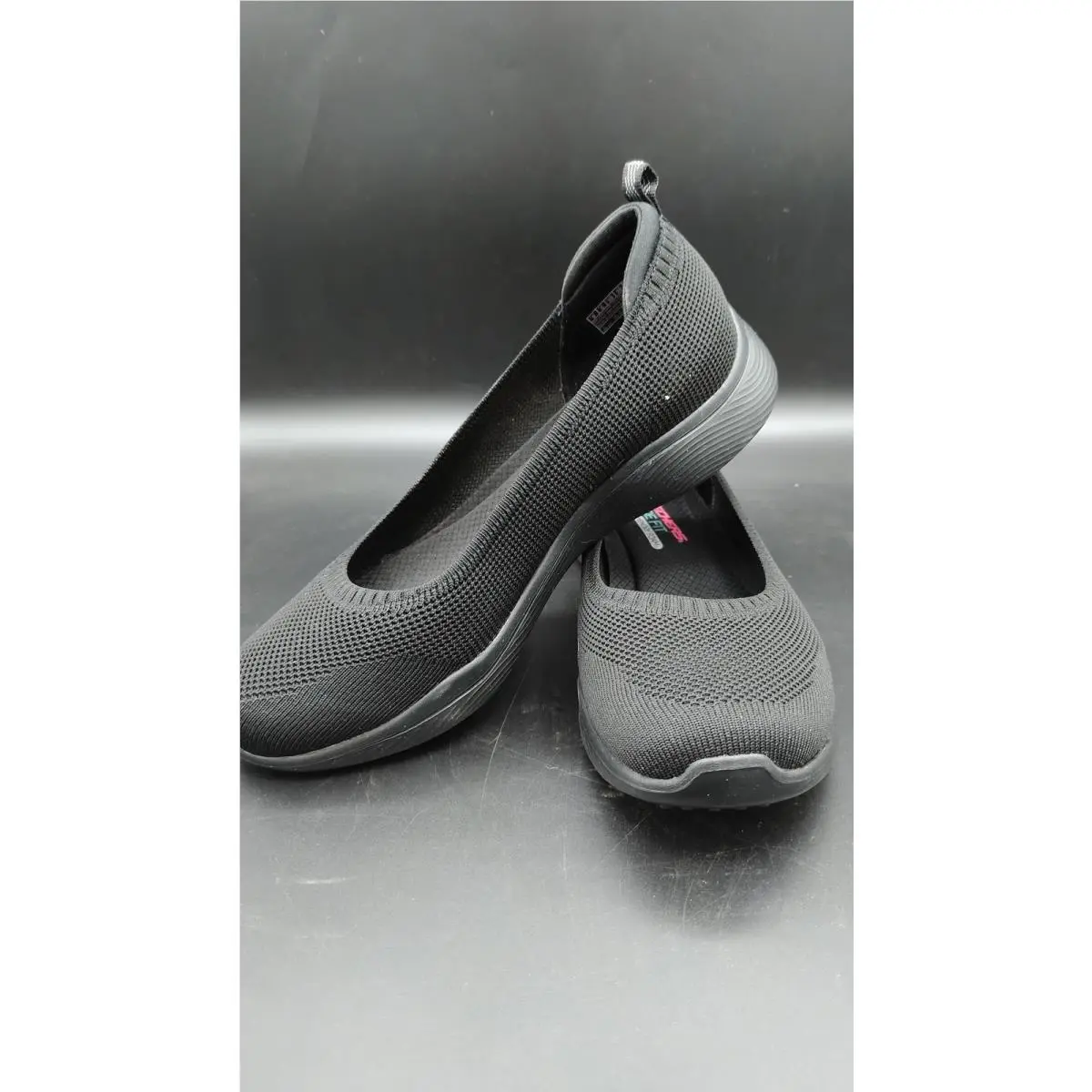 Skechers shoes - 104134W - 104134W - Black Stretch Fit Knit Skimmmer (UPC: 194880542382) 4