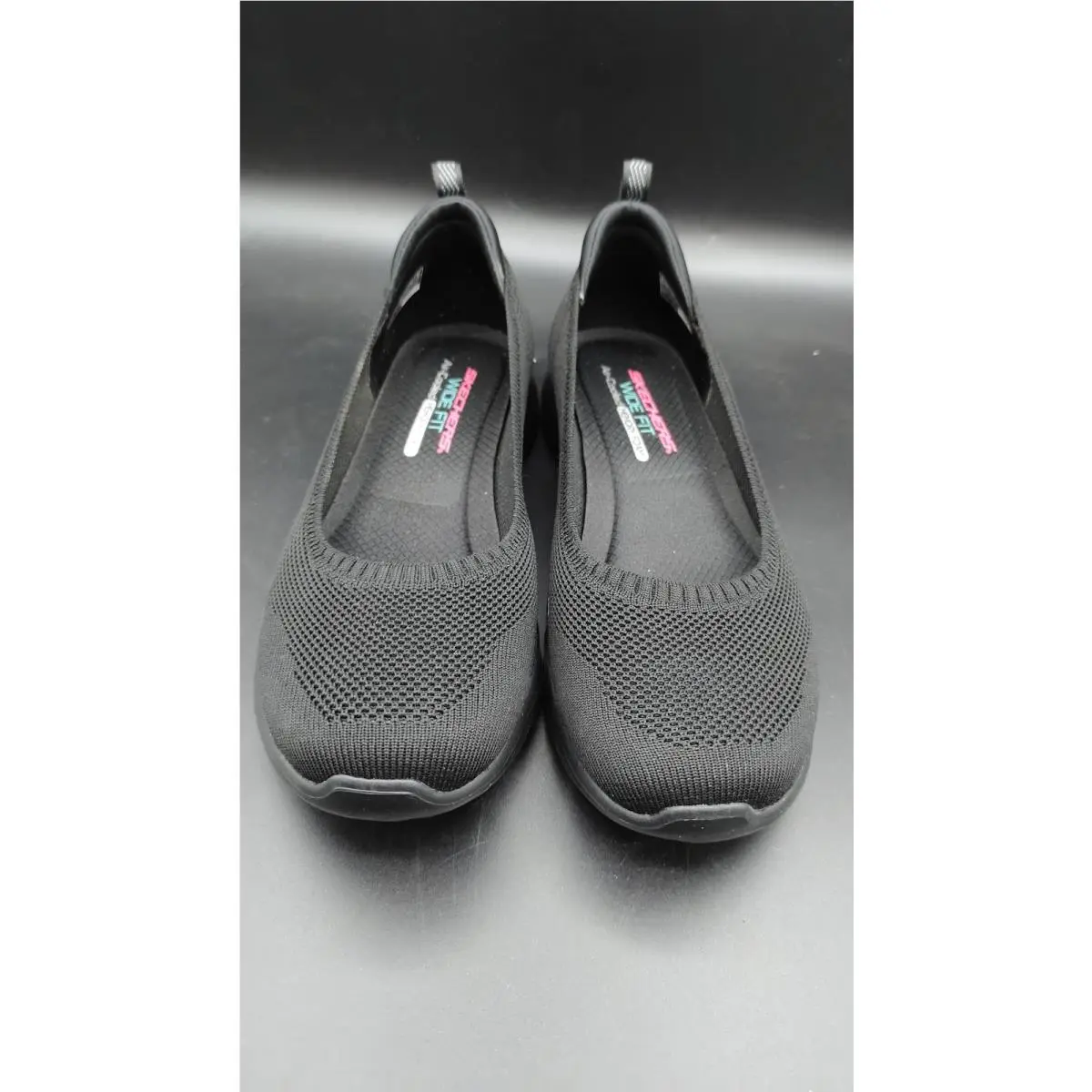 Skechers shoes - 104134W - 104134W - Black Stretch Fit Knit Skimmmer (UPC: 194880542382) 5