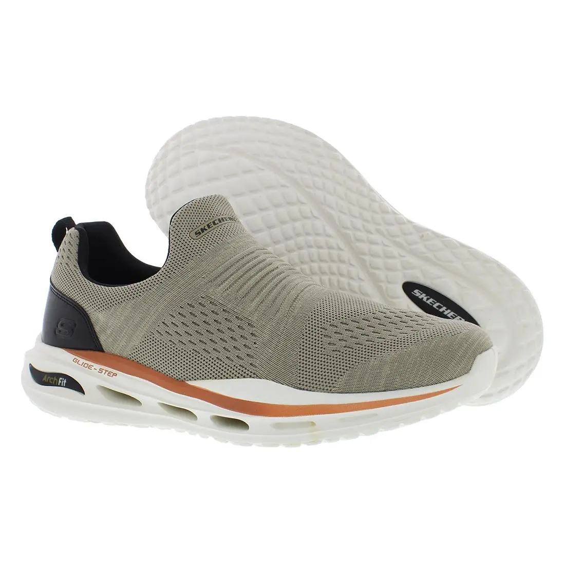 Skechers Arch Fit Orvan Denison Slip On Mens Shoes Size 13 Color: Tan