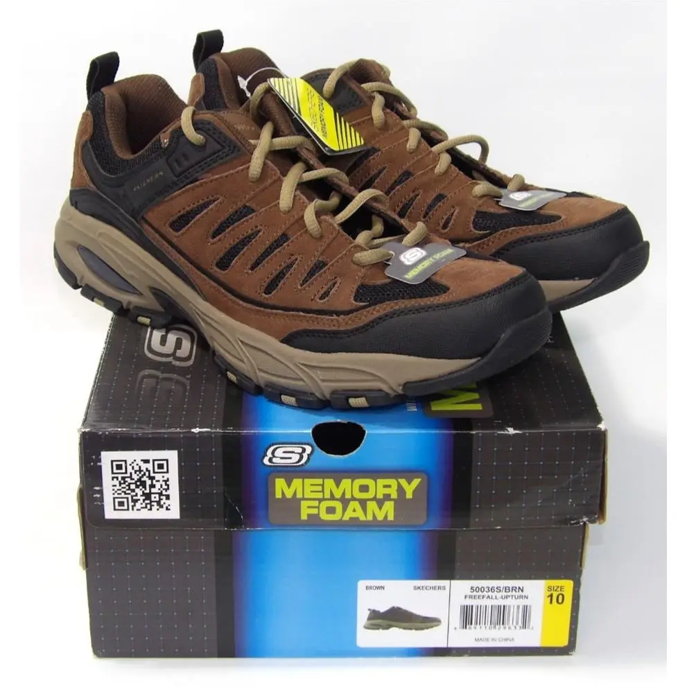 Skechers Men`s Size 10 Freefall Upturn Memory Foam Sneakers