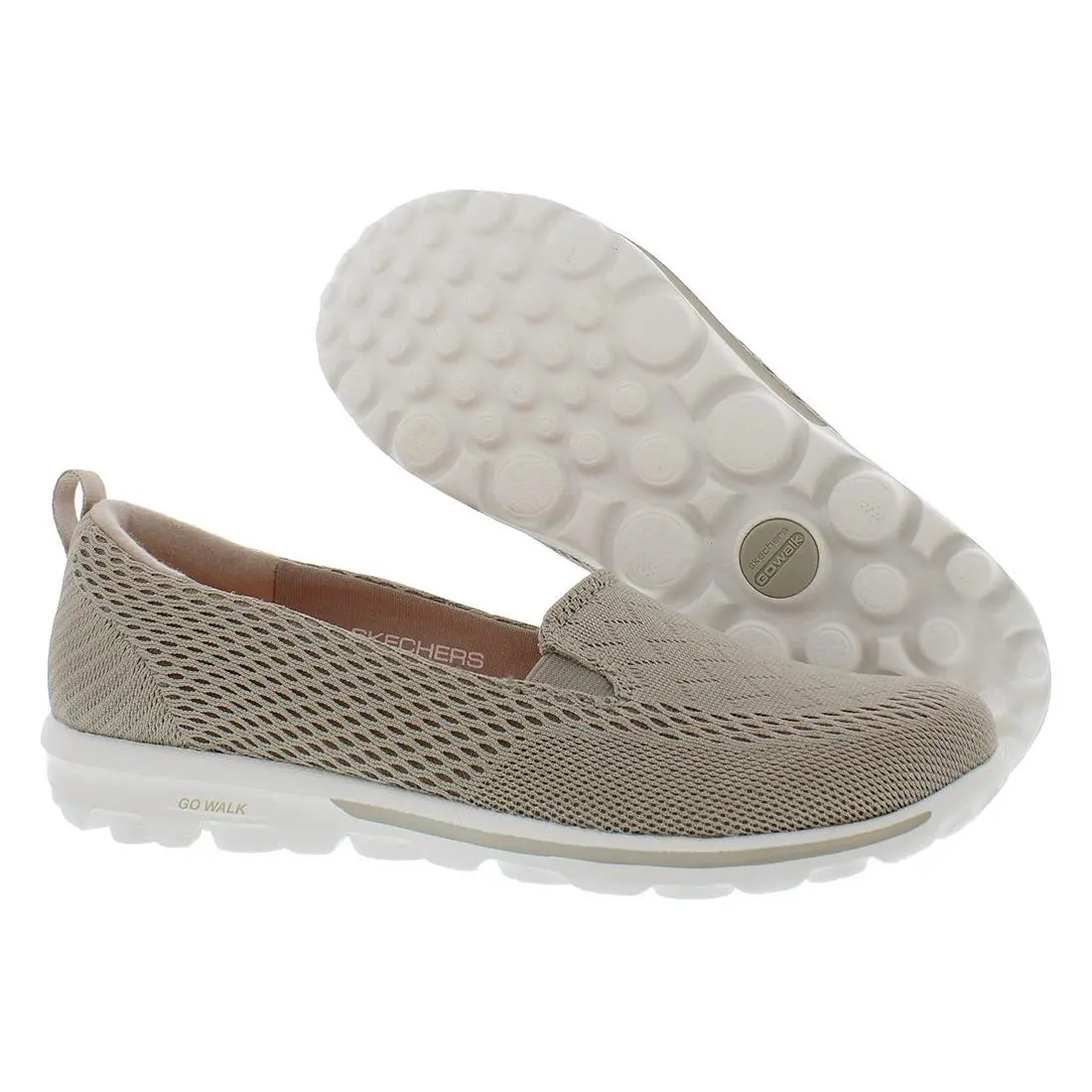 Skechers Go Walk Classic Talia Slip On Womens Shoes Size 10 Color: Taupe