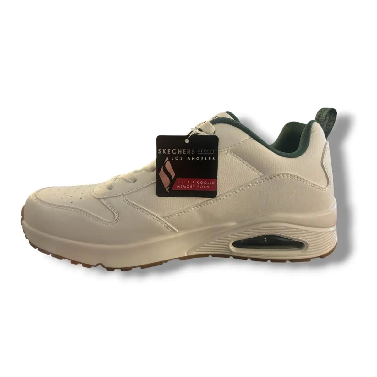 Skechers shoes - Uno - Alder - Uno Alder - 183012/WGR - White/green, Exterior: White 0