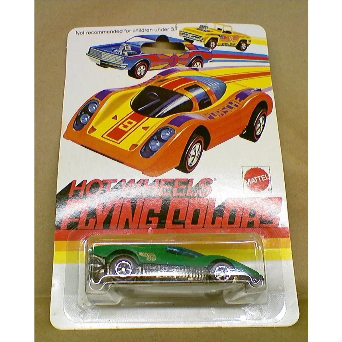 Hot Wheels Redlines Green Silver Bullet Flying Colors