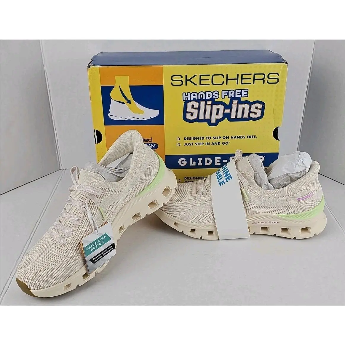 Glide-step Pro-brilliant Charm Running Shoes Women`s Size 7.5 by Skechers