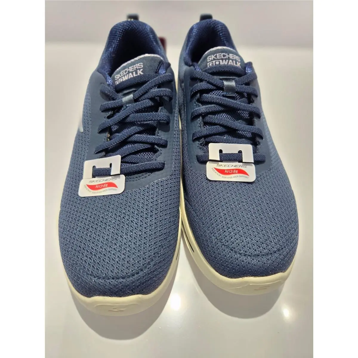 Go Walk Arch Fit Navy/white Sneakers Style 125341 by Skechers