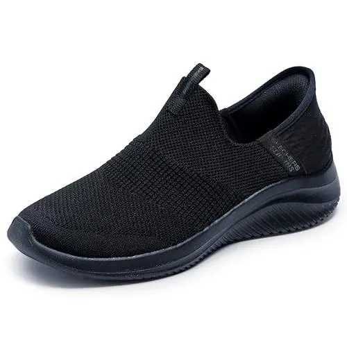 149708 Skechers Women`s Hands Free Ultra Flex 3.0 Cozy - 149708-BLACK-6.5