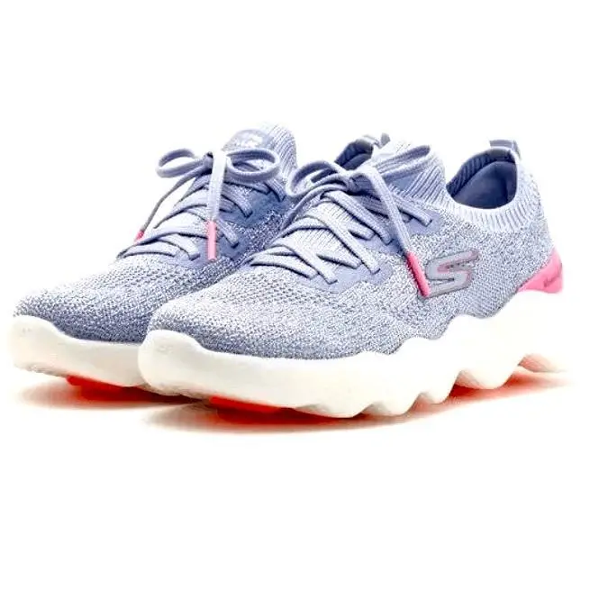 Gorgeous Skechers Sz 8.5 Go Walk Massage Fit Purple Lilac Pink Memory