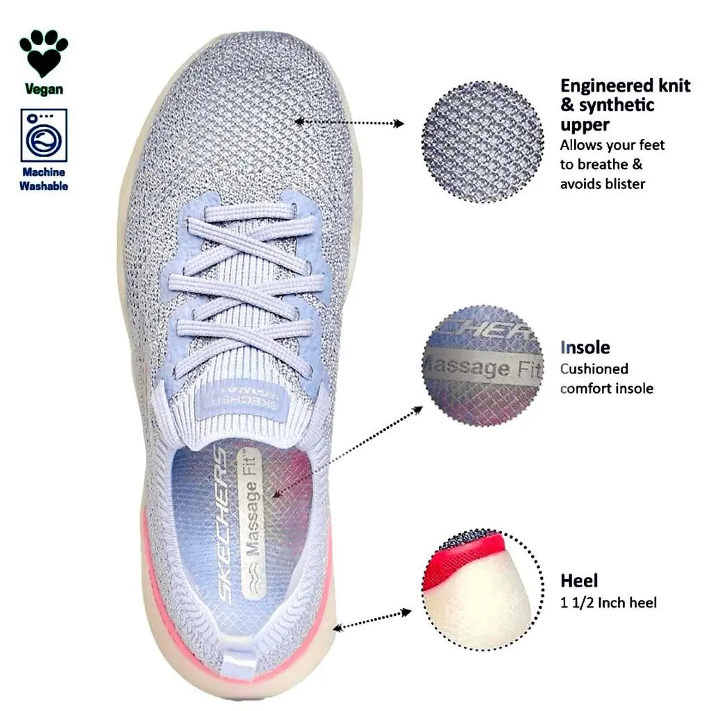 Skechers shoes - Skechers Go Walk Massage - Walk Massage - Purple, Exterior: Purple 3