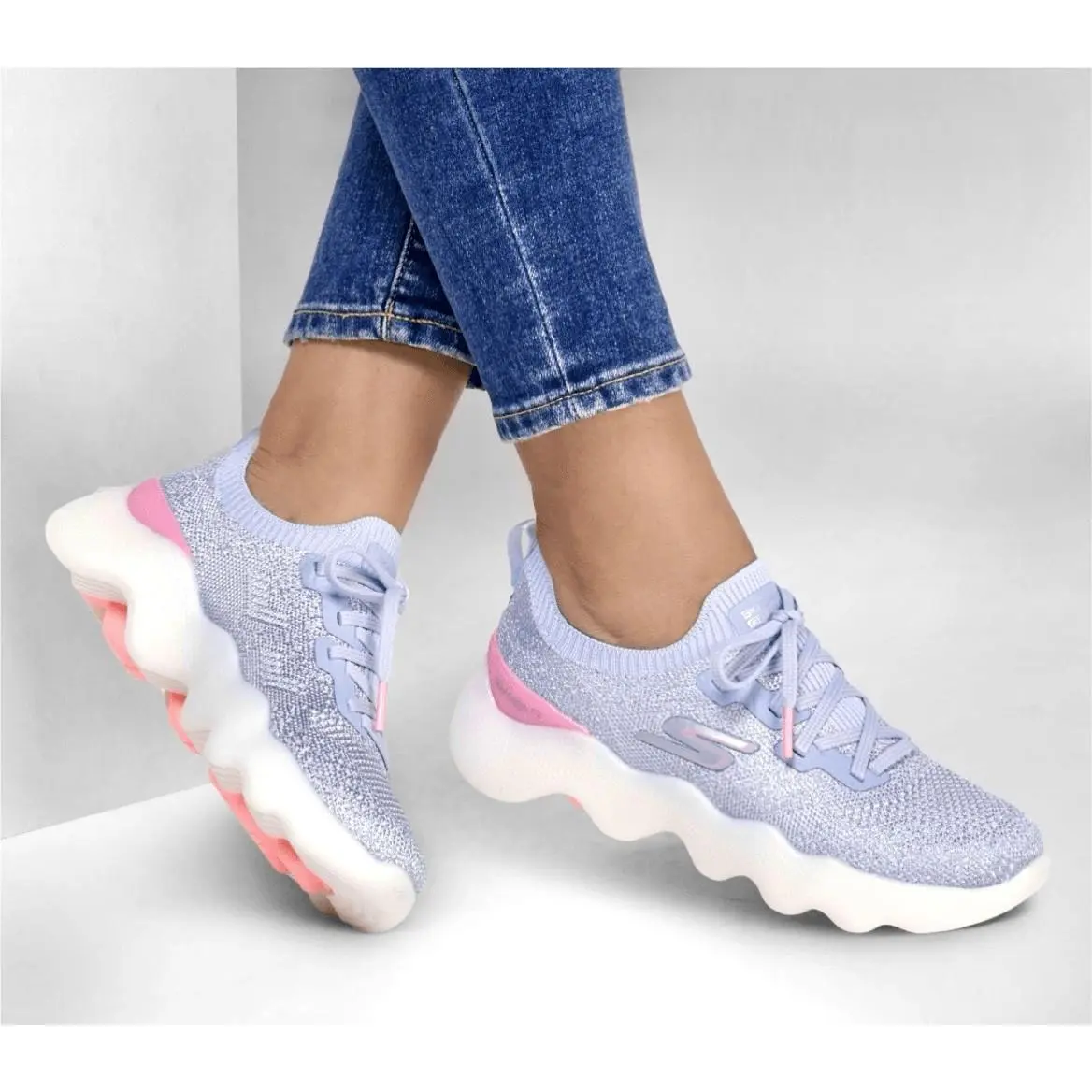 Skechers shoes - Skechers Go Walk Massage - Walk Massage - Purple, Exterior: Purple 0