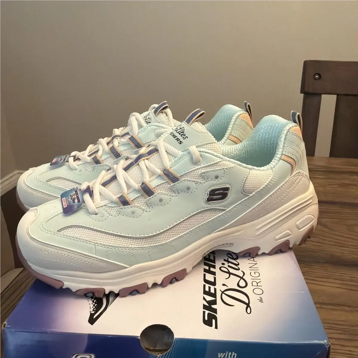 Skechers shoes - SKECHERS D`Lites - Blue 1